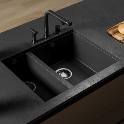 BLACKSTONE ARİZONA ANTRASİT 56X44 CM 1,5 GÖZ TEZGAHALTI