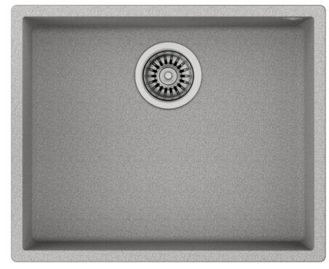 Teka Square 50.40 TG Tezgah Altı Gri Granit Mutfak Evyesi