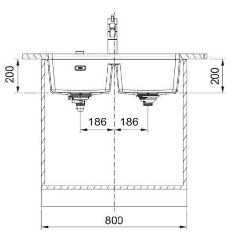 Franke MRG 120-35-35 BİANCO Tezgahaltı Evye