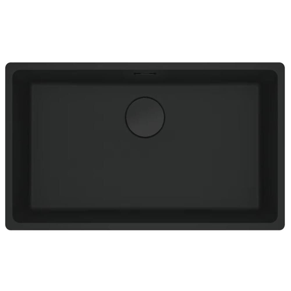 Franke  MRG 110-72 MATT BLACK Tezgahaltı Granit Evye