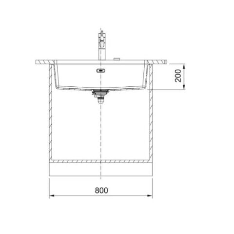 Franke  MRG 110-72 MATT BLACK Tezgahaltı Granit Evye