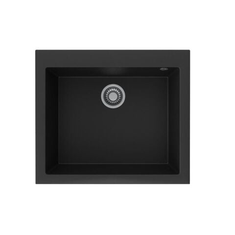 Blackstone PATARA 50X40 Tezgahüstü Siyah Granit Evye