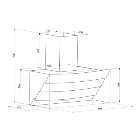 Silverline Beyaz Ankastre Set ( ETERNO 90 cm - BO6505W02 - CS5365W01 )