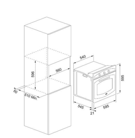Franke FCO 86 H NERO Rustik Ankastre Fırın