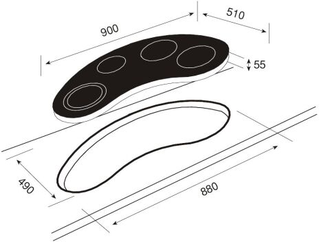 Teka VR 90 4G AI AL TR CI WOK Gözlü Ankastre Ocak
