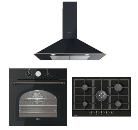 Teka Antrasit Ankastre Set ( DOS 90.2 AT Davlumbaz-GSC 75330 RBC AT Ocak-HAK 627 R AT Fırın)