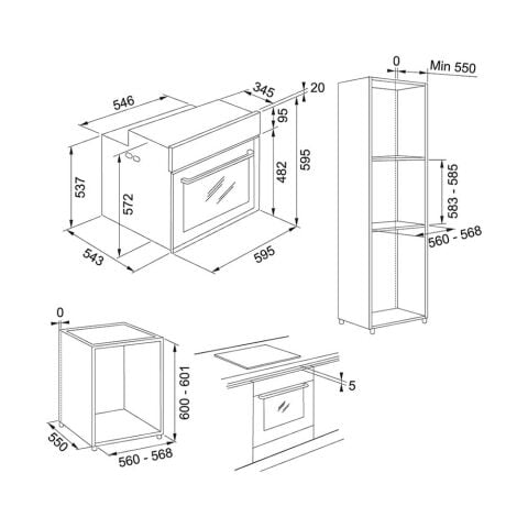 Franke Mythos FMY 99 HS BK Siyah Ankastre Fırın