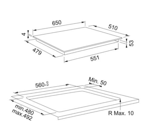 Franke FMY 658 I FP BK İndüksiyonlu Siyah Ankastre Ocak
