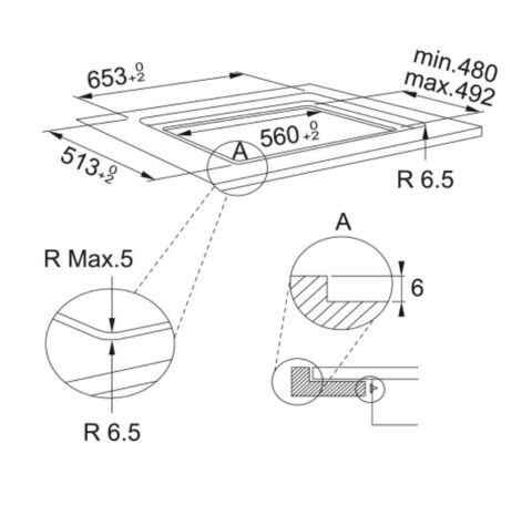 Franke FMY 658 I FP BK İndüksiyonlu Siyah Ankastre Ocak