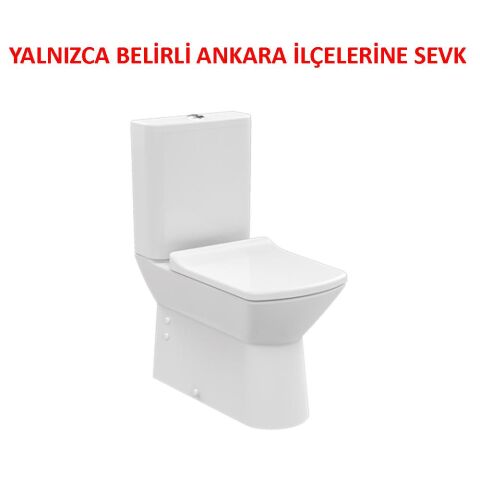 CREAVİT NOVA KANALSIZ DUVARA SIFIR KLOZET SETİ