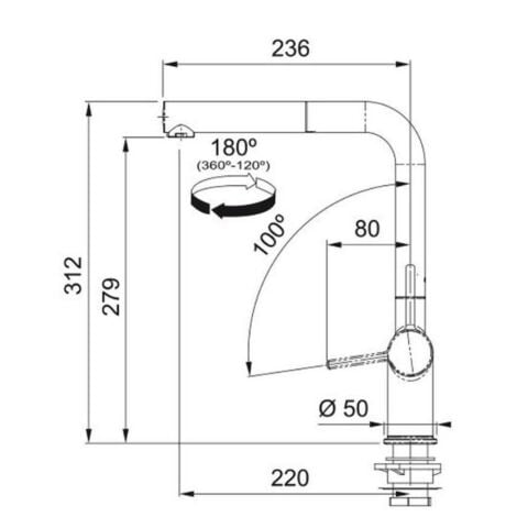 Franke Maris Mrg 120-35-35 Avena Granit Eviye + Active Plus Doccia 2.0 Armatür + Comfort Sıvı Sabunluk Üçlü Set
