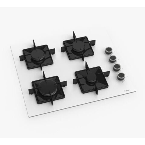 Ferre SS206 Beyaz Kare Izgaralı Ankastre Ocak