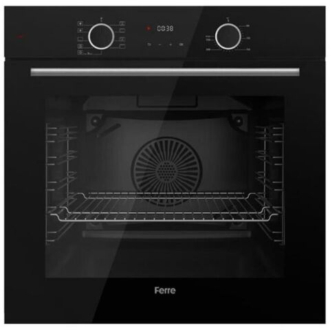 Ferre Fryart Siyah Set ( D100 T Tipi Siyah Davlumbaz-SS205 Siyah Ocak- XE63CS Fryart Siyah Fırın)