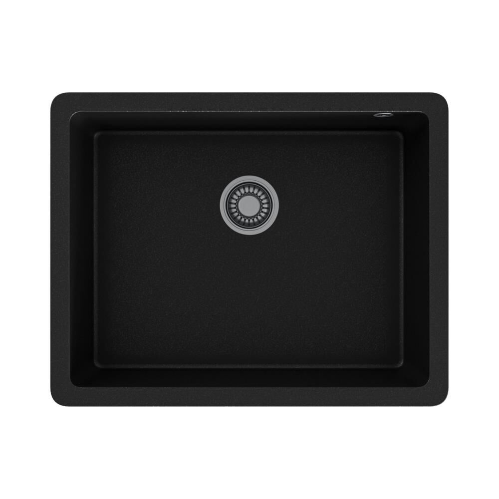 BLACKSTONE VENEDİK ÇİFTLİK TİPİ  SİYAH TEZGAHALTI GRANİT EVYE