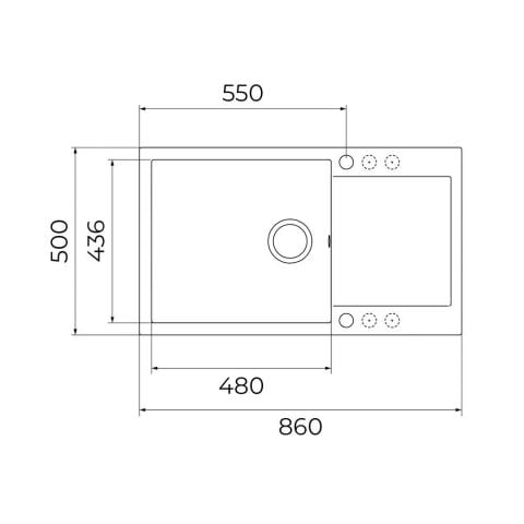 Teka CLİVO 60 B TQ 1B 1D 1 Gözlü Onyx Black Granit Evye