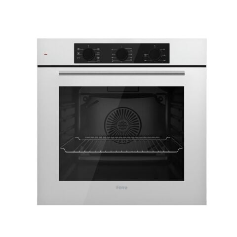 Ferre Beyaz Set ( D087 Beyaz Davlumbaz -SS206 Beyaz Ocak- QBL62CB Beyaz Fırın)