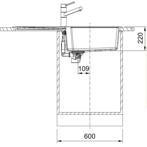 Franke URBAN UBG 611-100 AVENA Granit Evye