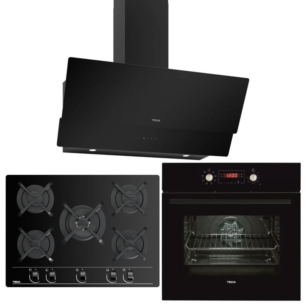 Teka Siyah Ankastre Set (ATV 90-GBC 75030 KBC-HAK 629 BK AUTOPERFECT)