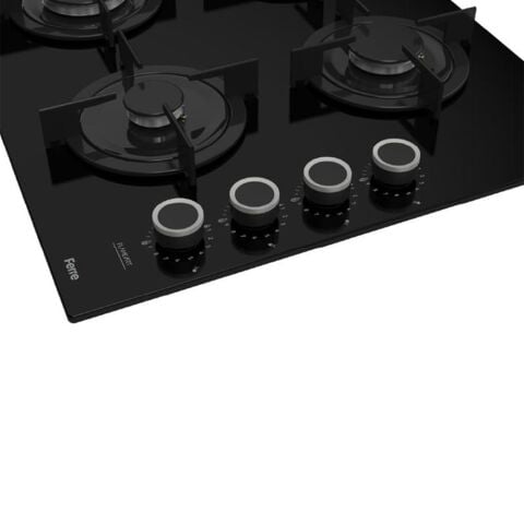 Ferre CS205FA Kademe Kontrollü Siyah FlameArt Ankastre Ocak