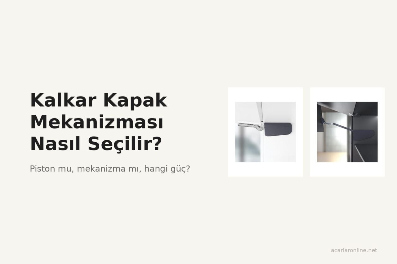 Kalkar Kapak Mekanizması Nasıl Seçilir?