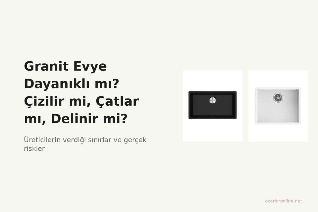 Granit Evye Dayanıklı mı? Çizilir mi, Çatlar mı, Delinir mi?
