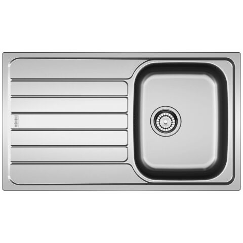 Franke SPARK SKX 611 Tek Gözlü Sol Damlalıklı Çelik Evye