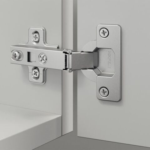 Hafele Metalla 50 Yarım Deve Frensiz Menteşe (Tabanlı)