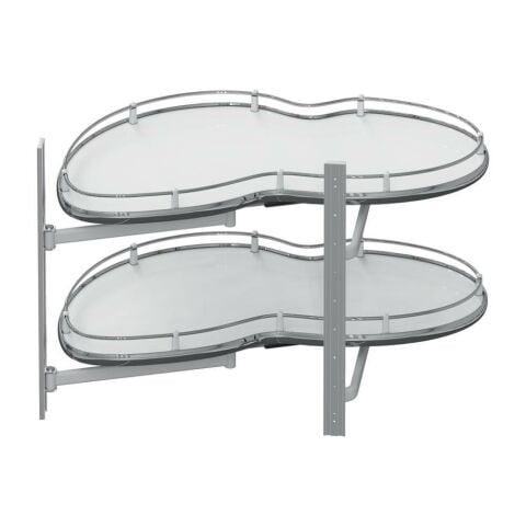 Starax S-3014-C Döner Tablalı Kör Köşe 780*600 Mm (Fasulye) Sağ