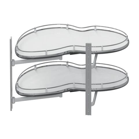 Starax S-3014-C Döner Tablalı Kör Köşe 780*600 Mm (Fasulye) Sağ