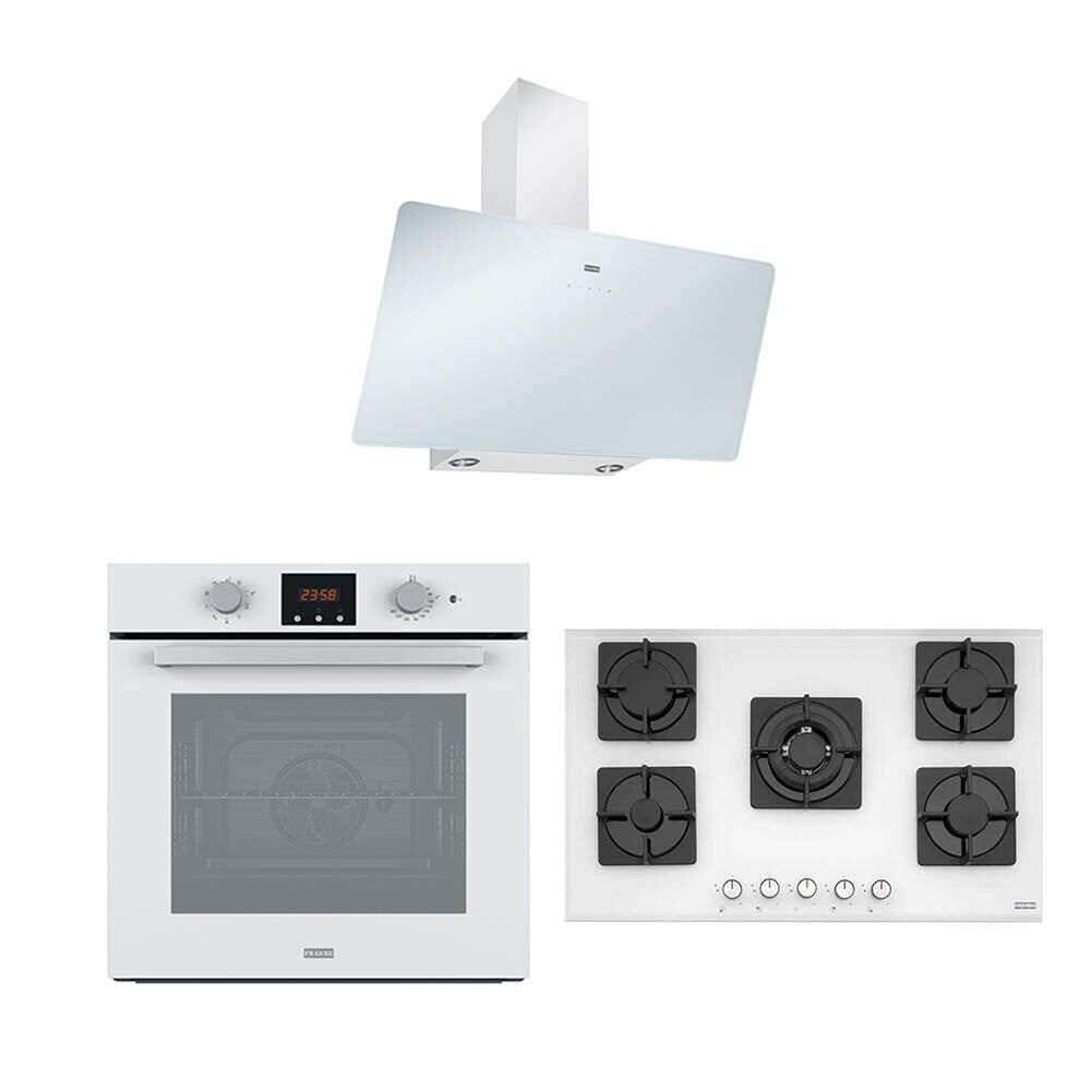 Franke Ankastre Set (FPJ 915 WH A Davlumbaz - FHNS 905 WH Ocak - FSL 86 WH Fırın)