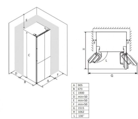Franke FMD 600 TNF NE E 90 CM 4 Kapı Buzdolabı