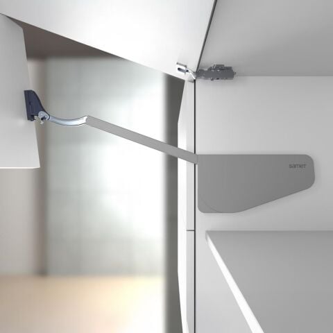 Multi-Mech Mekanik İkili Kalkar Kapak Sistemi Güç B1 Kol Boyu 237 mm Gri