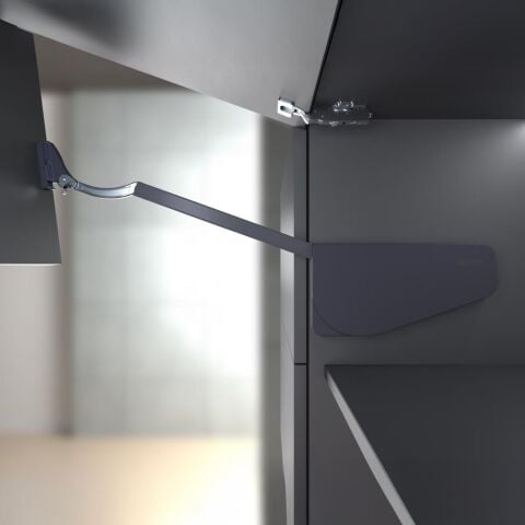 Multi-Mech Mekanik İkili Kalkar Kapak Sistemi Güç B1 Kol Boyu 237mm Antrasit