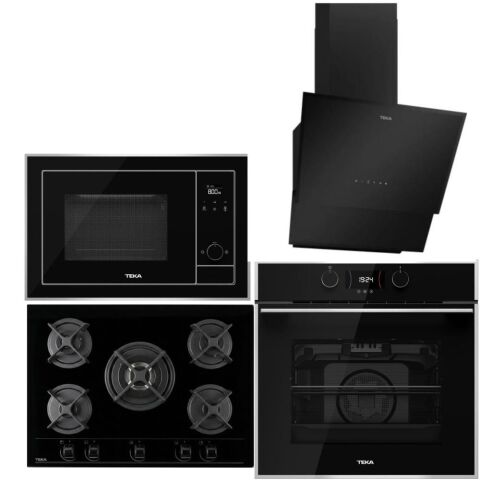 Teka Siyah Ankastre Set (HLB 840 SS - HF LUX 70 5G - Teka TVT 60.1 - ML 820 BIS )