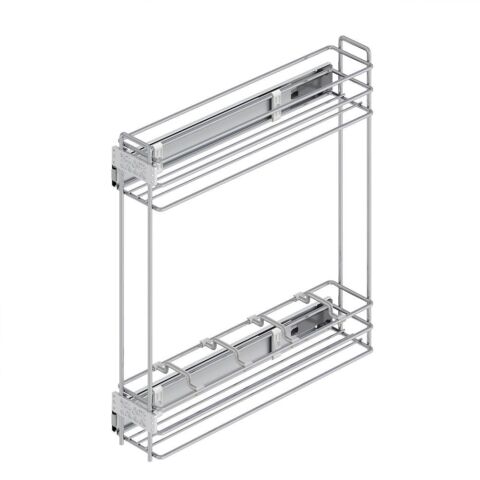 Yandan Raylı Şişelik 11 CM Krom