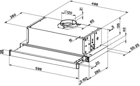 Dominox DTC 662 T Xs İnox Aspiratör