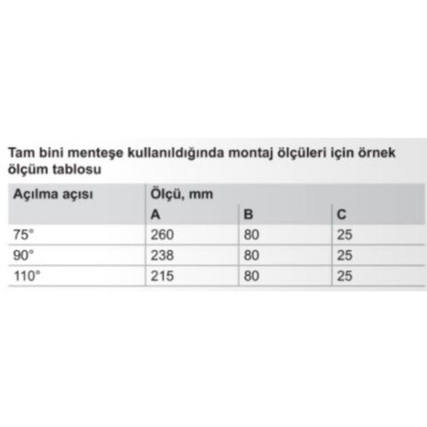 Hafele Runa Gazlı Piston Antrasit 100N