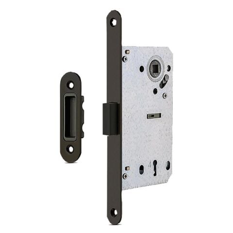 Hafele H50.06 Manyetik Kilit Oda Tipi CB Mat Siyah 50/18 mm