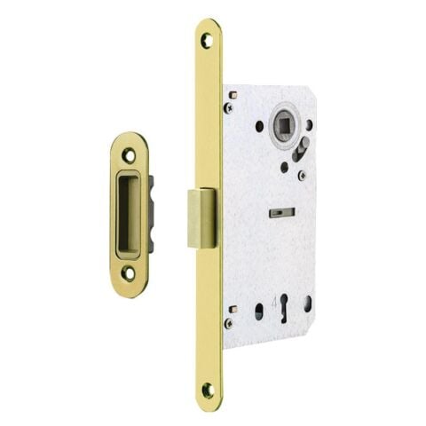 Hafele H50.06 Manyetik Kilit Oda Tipi CB Parlak Altın 50/18 mm