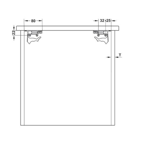 Hafele Matrix UMS30 Gizli Ray Tam Açılım Frenli 500 mm