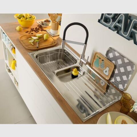 FRANKE LİNA SEMİ PRO EVYE ARMATÜRÜ KROM