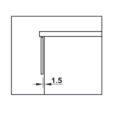Hafele Matrix UMS30 Gizli Ray Tam Açılım Frenli 400 mm