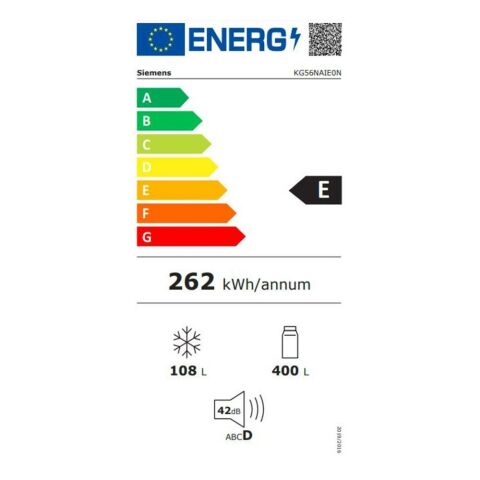 Siemens KG56NAIE0N iQ500 508 LT Buzdolabı 193 x 70 cm Kolay temizlenebilir Inox