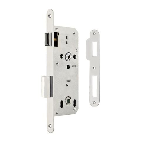 Hafele H45.01 Gömme Kilit Oda Tipi CB Mat Nikel 45/18 mm