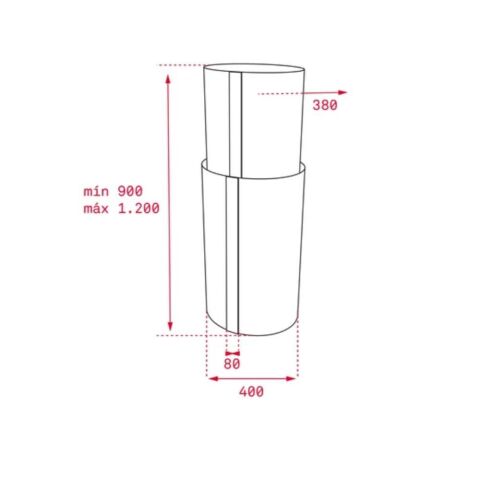 TEKA CC 485 DEKORATİF ADA TİPİ İNOX TÜNEL DAVLUMBAZ