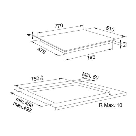 Franke Mythos FMY 808 I FP BK Black Glass İndüksiyonlu Ankastre Ocak
