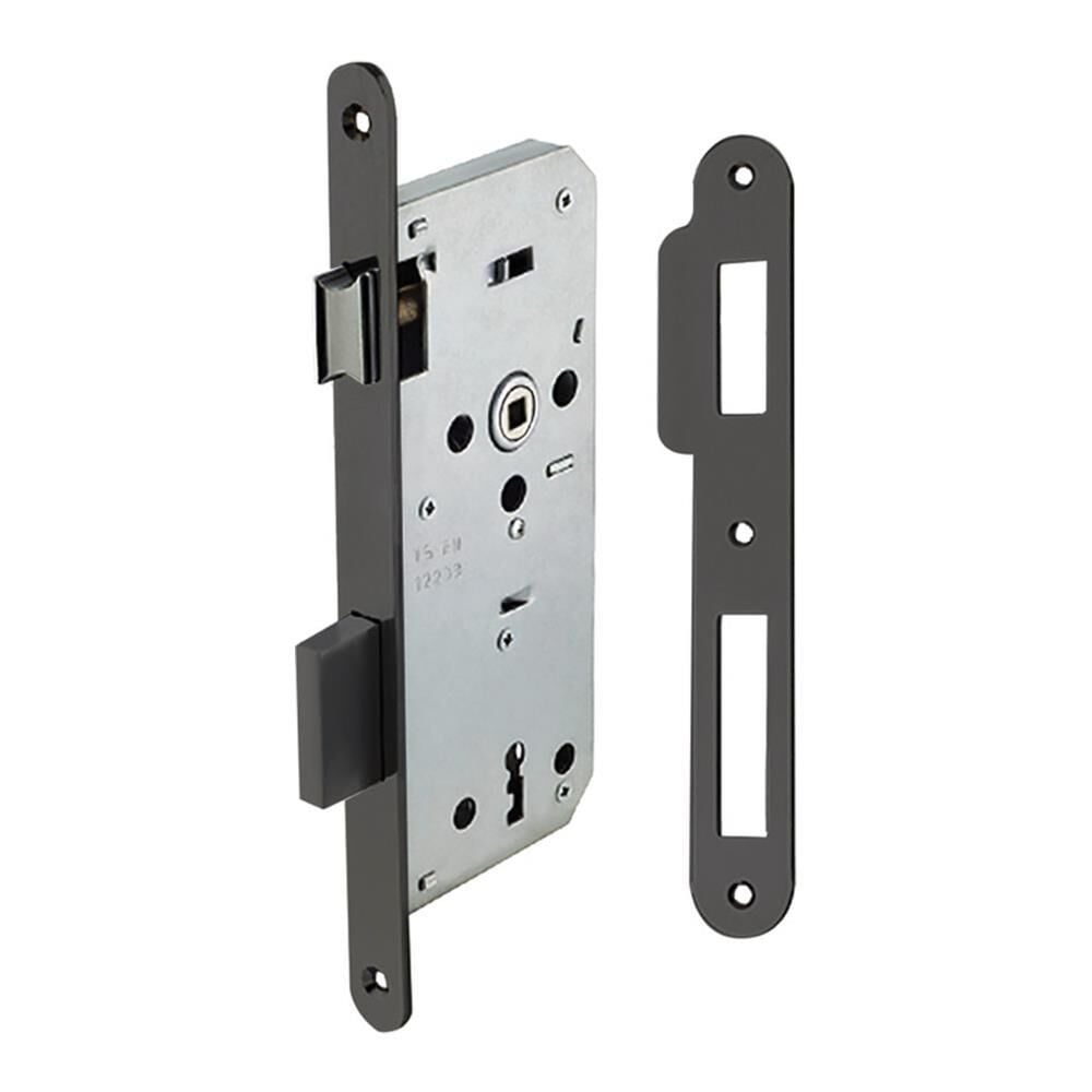 Hafele H45.01 Gömme Kilit Oda Tipi CB Mat Siyah 45/18 mm