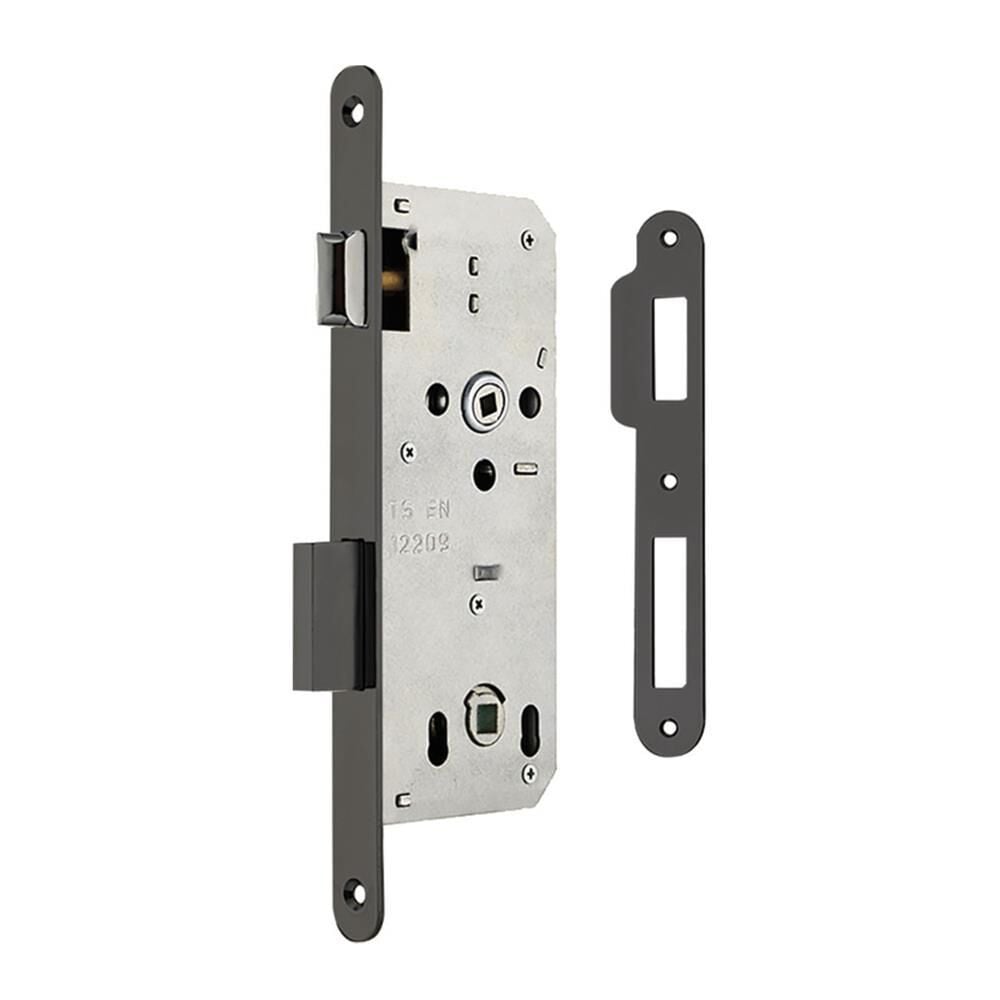 Hafele H45.01 Gömme Kilit WC Tipi Mat Siyah 45/18 mm