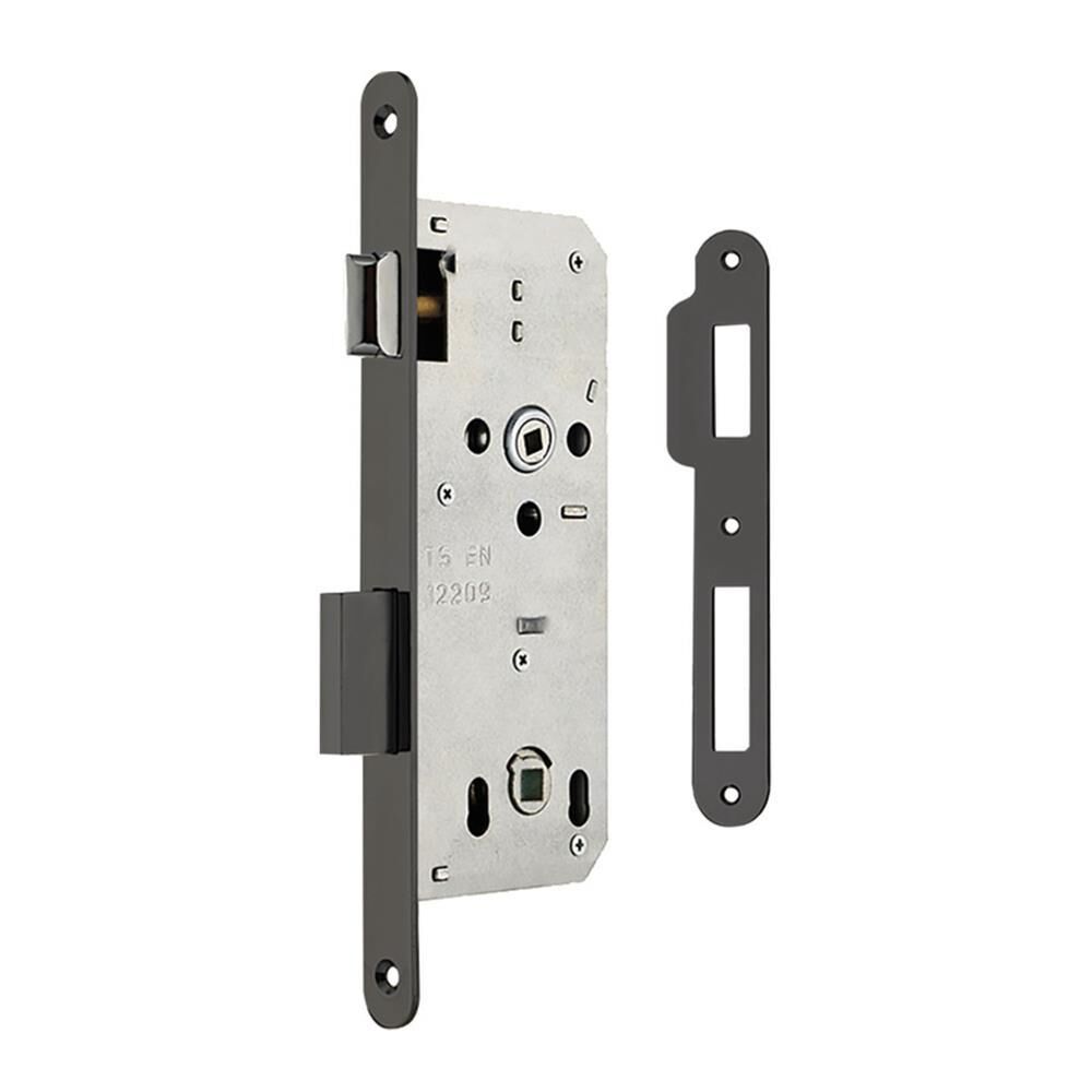 Hafele H45.01 Gömme Kilit WC Tipi Mat Siyah 45/18 mm