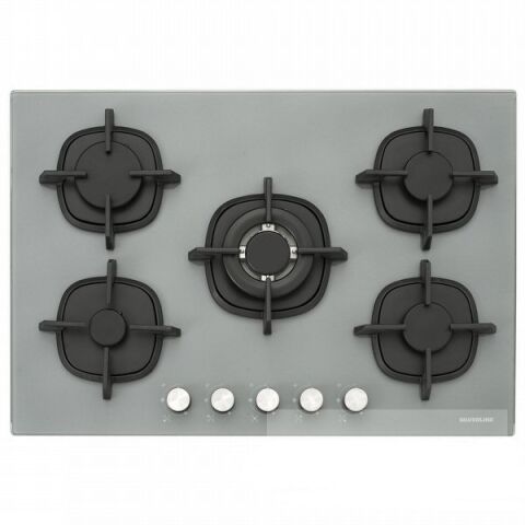 Silverline CS5364S01 Gri Ankastre Ocak (5 Gözlü, Wok, 75 Cm)